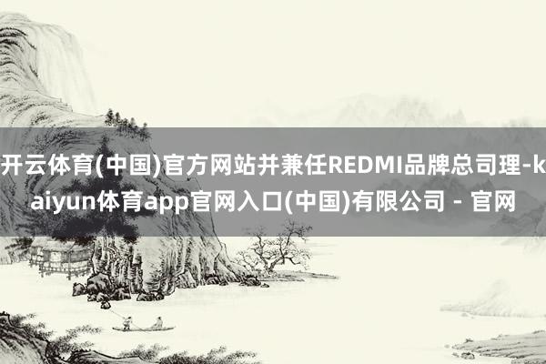 开云体育(中国)官方网站并兼任REDMI品牌总司理-kaiyun体育app官网入口(中国)有限公司 - 官网